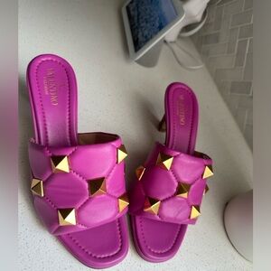 Valentino Garavani slip on with 2 &1/2 inches heels